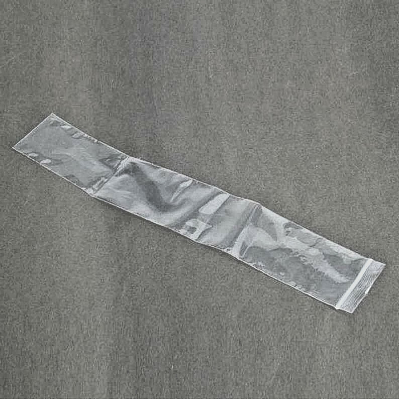 LOT OF 1,000 BAGS-ZIPPER CLEAR PLASTIC BAGS FOR INCENSE STICKS 2″ x 12″ 2 Mil
