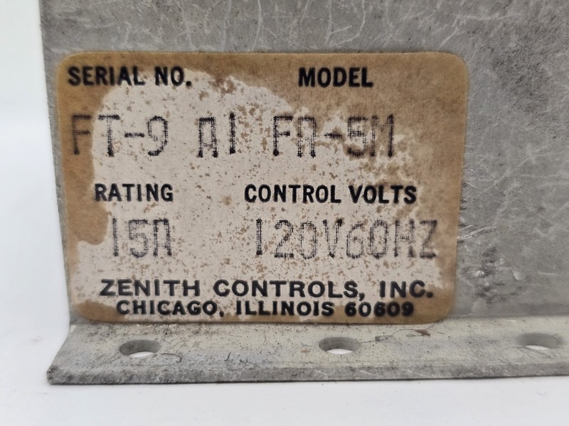 Zenith FR-5M Timing Control Module 15A 120V Range 0-5MIN gallery