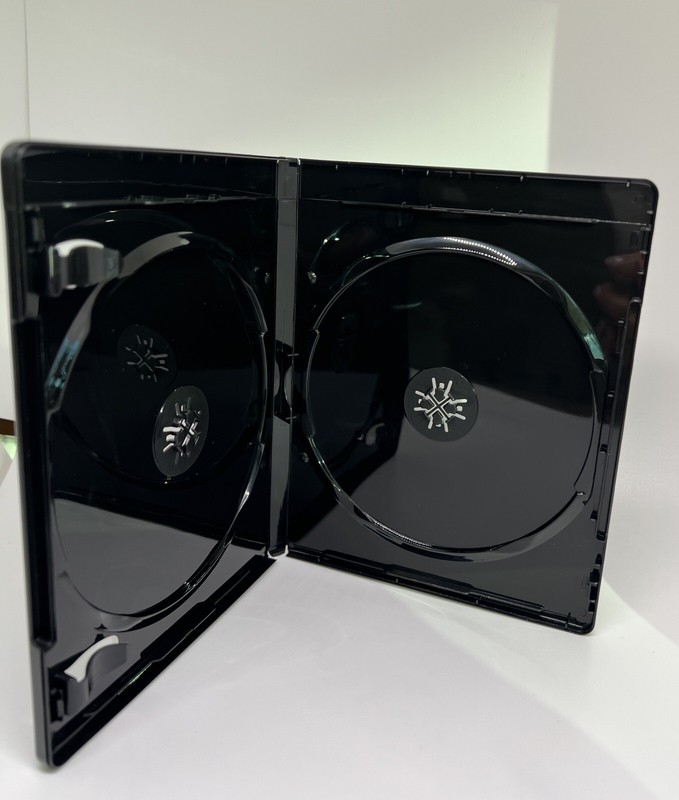 5 PCS NEW 12mm Double Blu-Ray DVD Case, Embossed Blu-Ray Logo, Black,YH28-12MM gallery