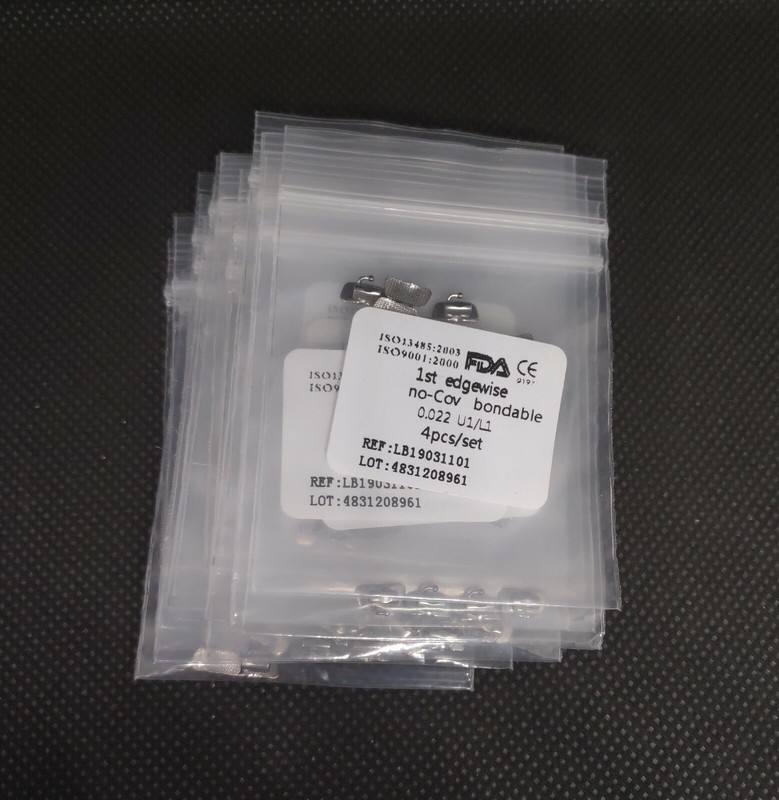 100 Packs Dental Buccal Tube 1st Edgewise .022 Molar Bondable No-cov Orthodontic