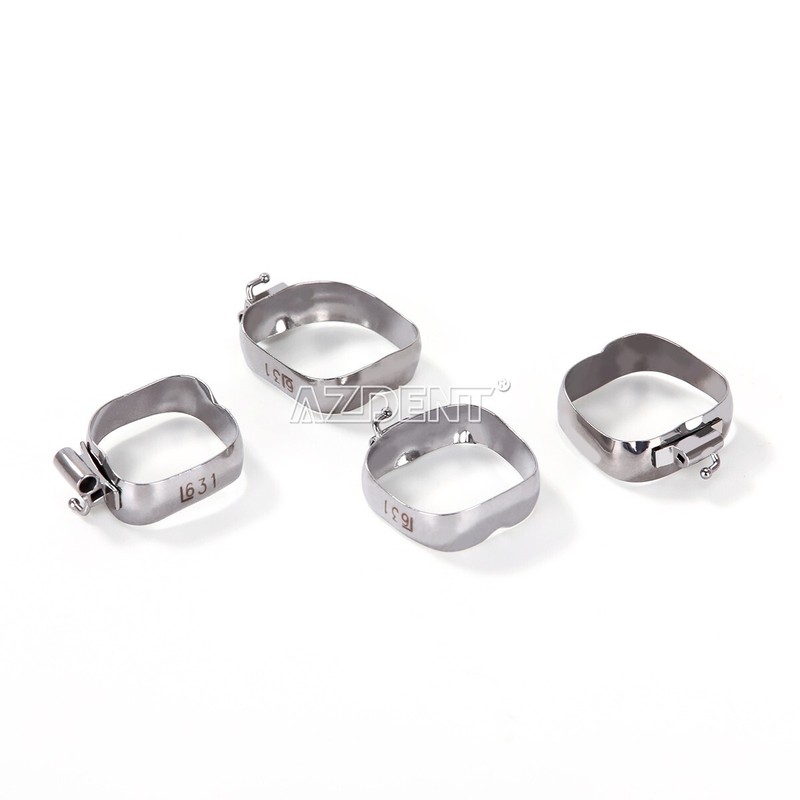 Dental Ortho Bondable Buccal Tube with Band Roth MBT 022 1st 2nd Molar Non-conv gallery