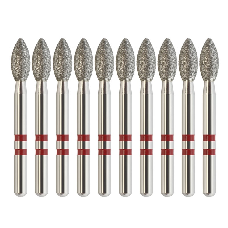 20 Types Zirconia Dental Diamond Burs FG Friction Grip for High Speed Handpiece
