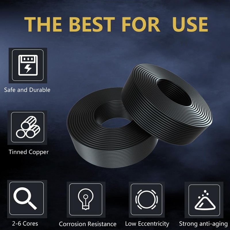 Striveday 18 Gauge Wire 2-Conductor Electrical Wire. 18 Awg Stranded Flexible gallery