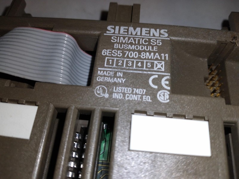 SIEMENS SIMATIC 6ES5 700-8MA11 BUS MODULE SET OF 3 gallery