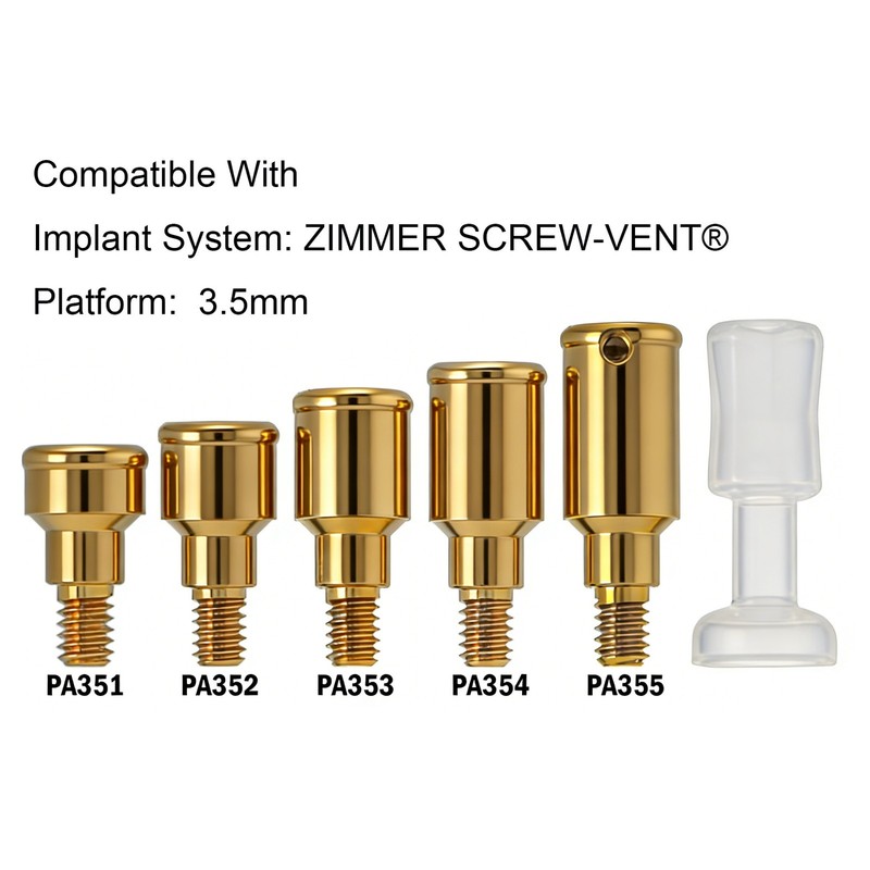 US Dental Locator Abutment for ZIMMER Screw-Vent 3.5/4.5 Platform gallery