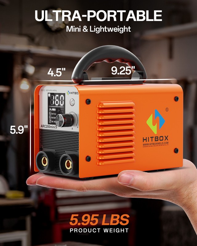 HITBOX 160A Portable MMA Lift TIG 2 IN 1 Welding Machine IGBT Inverter Welder gallery