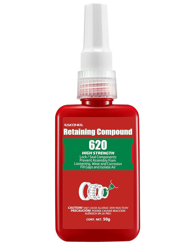 Retaining Compound Green 620 Sleeve Retainer High Strength Cylindrical Metal Com