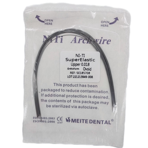 Dental Orthodontic Super Elastic Niti Round/Rectangular Arcos Arch Wires Ovoid gallery
