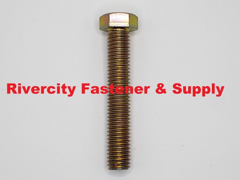 1/2-13 x 3 Tap Bolts Grade 8 Hex Head Screws 1/2x13x3 Full Thread 1/2x13 x 3" gallery