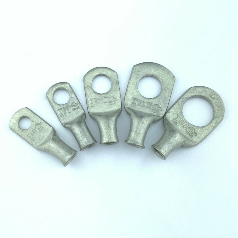 8 AWG Gauge Cable Lugs Ring Terminals Battery Wire Connectors Pure Copper Tinned