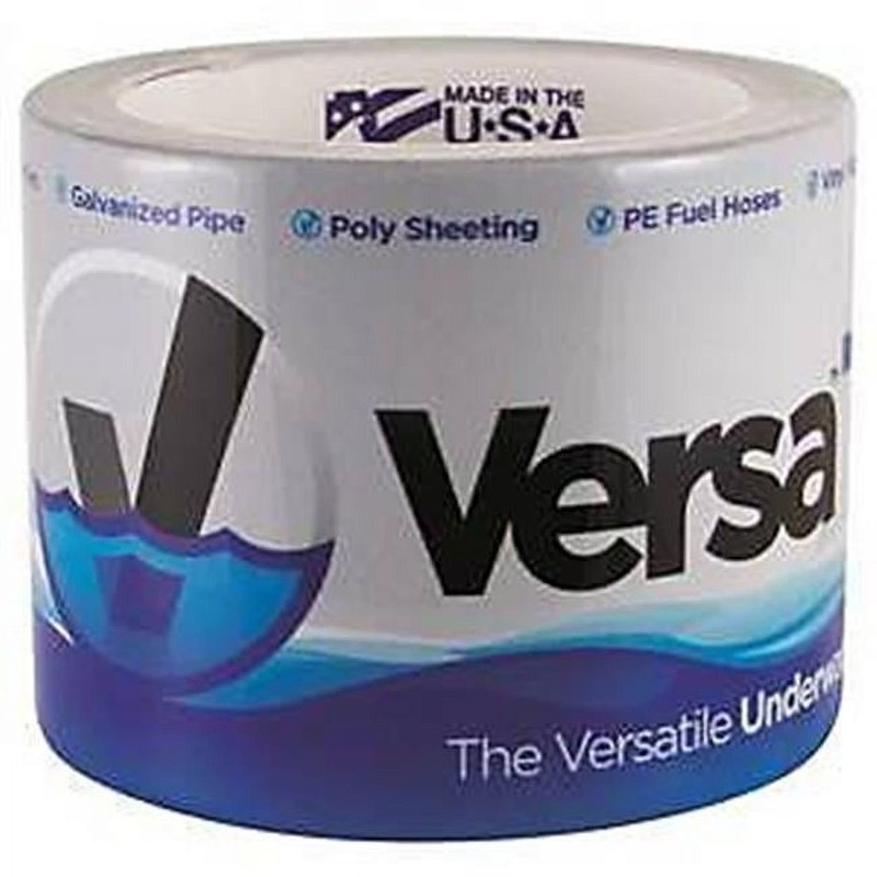 Versa Tape Black 3 in X 15 Ft X 20mil Waterproof Tape Works Underwater BOX of 12