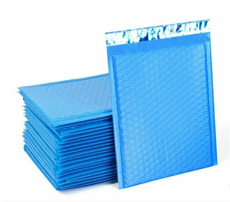 Mix Your Color 1000 Poly Bubble Shipping Envelopes Mailers #000 Extra Wide 4"x8" gallery