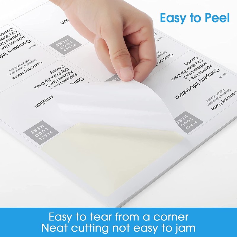 150-24000 Shipping Labels 3-1/3" x 4" Mailing Address 6 Per Sheet InkJet Laser gallery