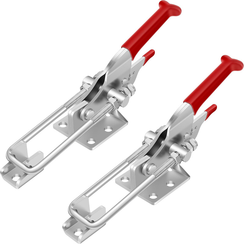 2 Pack Toggle Latch Clamp, Heavy Duty Latches, 2000Lbs Holding Capacity Adjustab