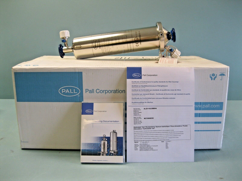 NEW Pall 1″ Tri-Clamp Advanta ALID11G23BBH4 Sanitary SS Filter Housing K