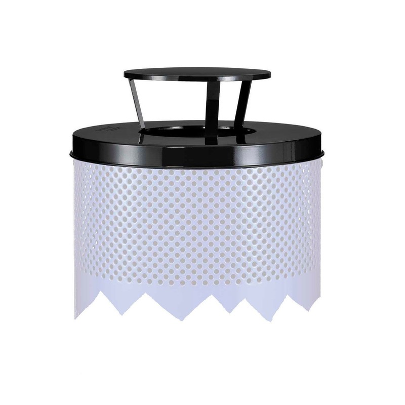 Global Industrial Rain Bonnet Lid – 36 Gallon Black