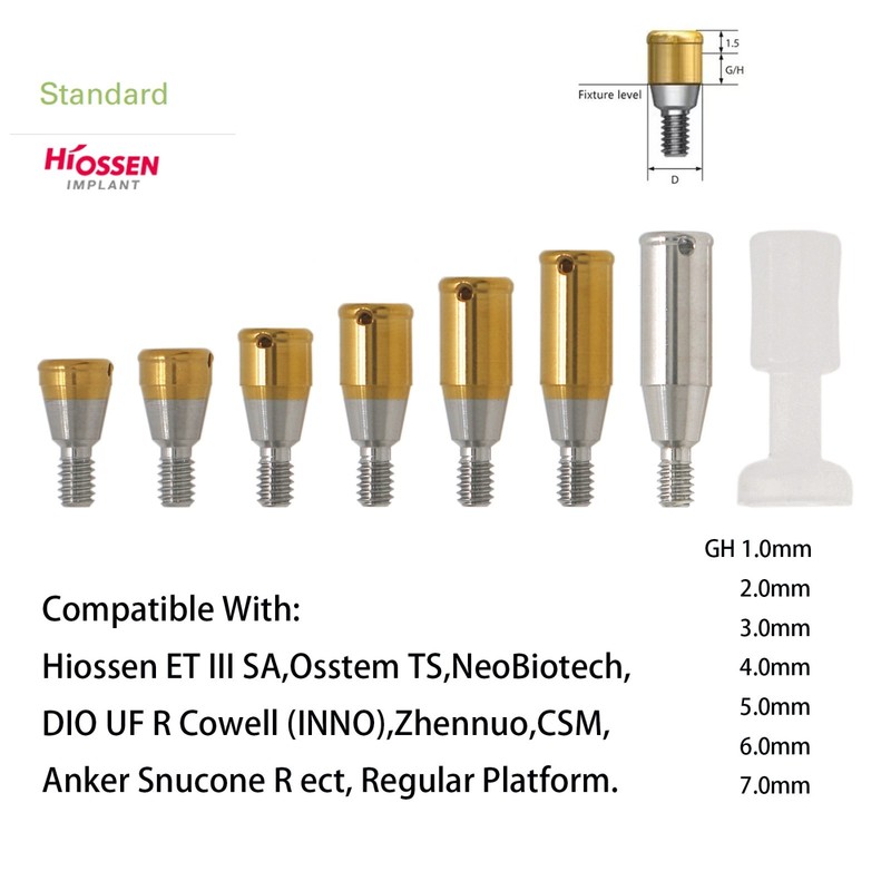 US Dental Attachment Locator Abutment for Hiossen/Zimmer/Nobel Biocare/Bego/Mis gallery