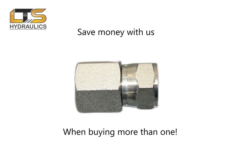 1/2″ Female NPT x 1/2″ Female JIC Swivel Zinc Plated Adapter 6506-08-08