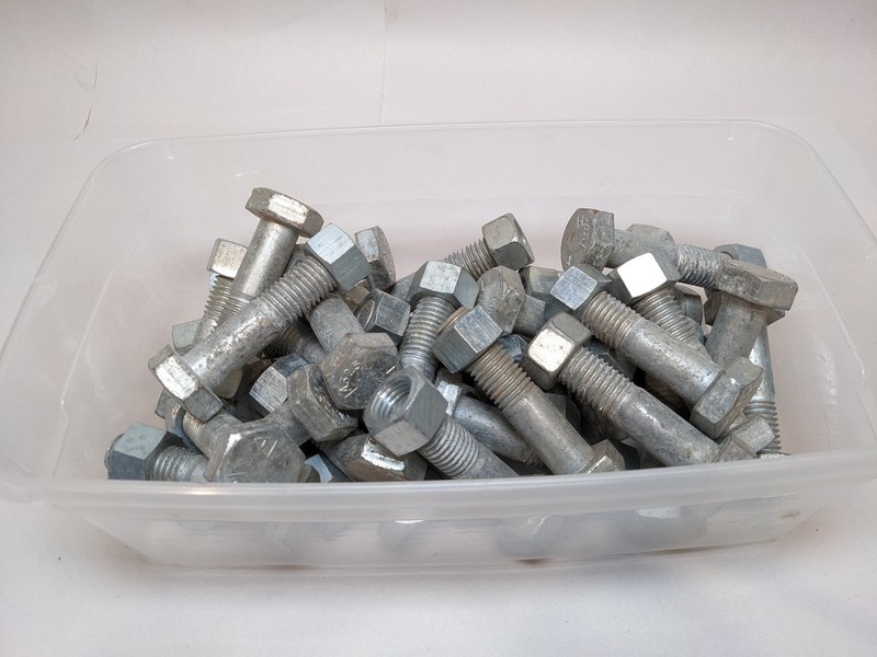 34) 3/4″-10 x 3″ Grade A325 Structural Hex Bolt Galvanized w/ Nuts (Ungraded)