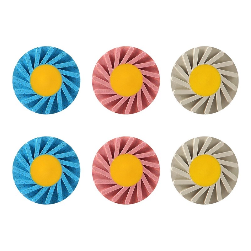 6Pcs Dental Zirconia Polishing Wheel Kits RA Coarse Medium Fine for Contra Angle gallery