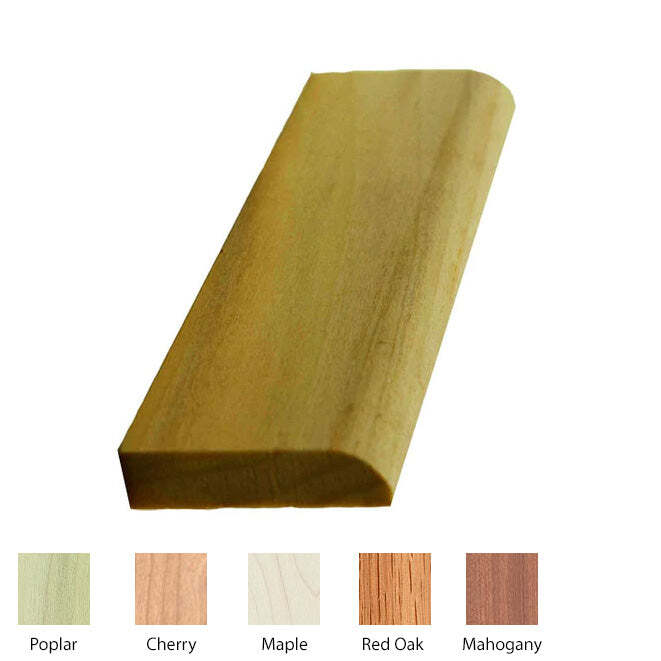 EWCS11 Kitchen Cabinet Scribe Molding, 5/16″ x 1-1/4″ Unfinished Solid Hardwood
