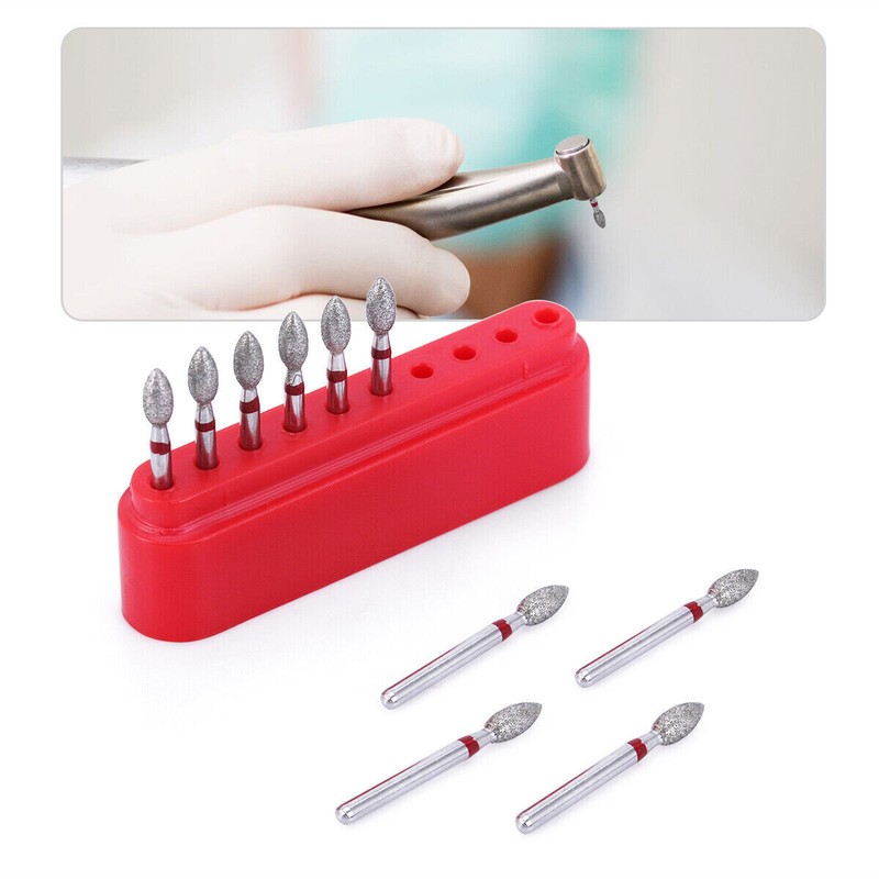 50 Pcs Dental FG Diamond Bur Pointed Football #368-023F Fine SUPER Multi-Use gallery