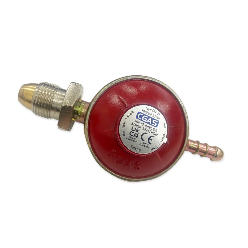 Propane Butane Gas Regulator Screw on clip on for LPG gas Cylinder Calor CG