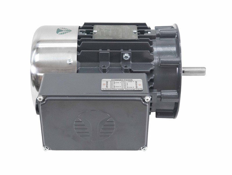 Techtop Cobra Electric Motor 3 HP 3600 Rpm 1-PH 115/230 Volt 145TC Frame gallery