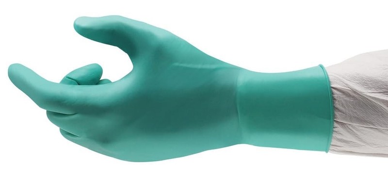 Ansell BioClean Fusion BFAP XS 12" Polychloroprene Disposable CleanRoom Gloves S gallery