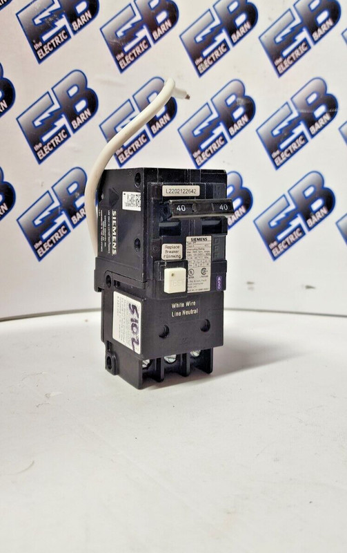 Siemens QF240A GFCI Circuit Breaker 40 Amp 240 Volt 2P 10kaic- WARRANTY