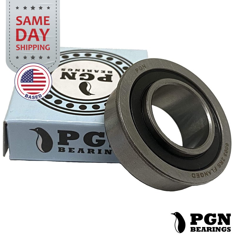 (4) 3/4″ x 1-3/8″ Flanged Ball Bearing – Lawnmower Carts Hand Trucks Wheels
