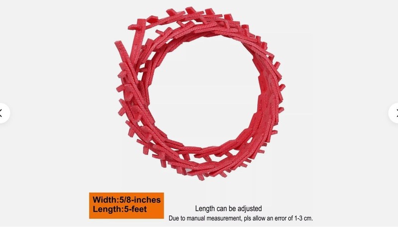 Power Twist V Belt 5/8 Inches X 5 Feet B/5l Adjustable Link V Belt Type B For La gallery