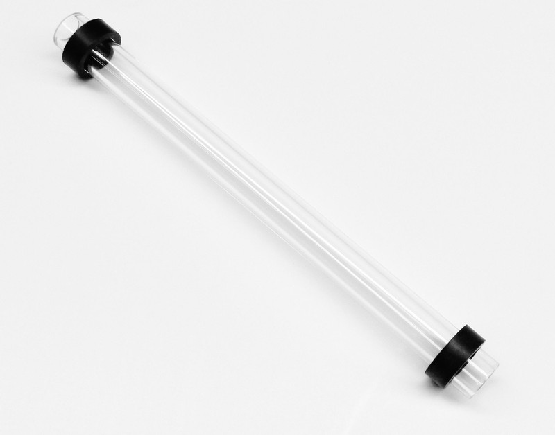 Steamer Sight Glass 10.5" Tube Replacement Boiler Water Level Gauge w/2 Washers gallery