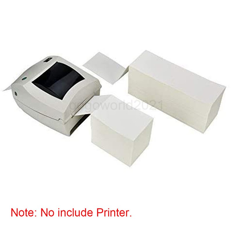 4000-60000 4x6 Fanfold Direct Thermal Shipping Labels for Zebra & Rollo Printer gallery