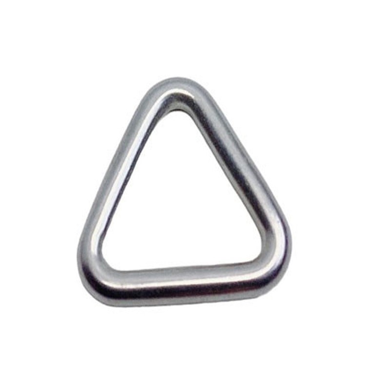 Marine Stainless Steel T316 3/16" x 1" Triangle Ring Formed Welded 500 Lbs WLL gallery