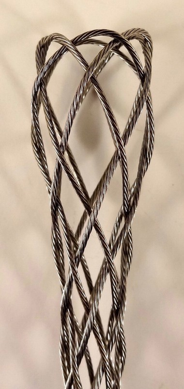 Meltric CG1001AM Cord Grip With Aluminum Mesh 1" Trade, 3/4 to 7/8" Cable, NEW gallery