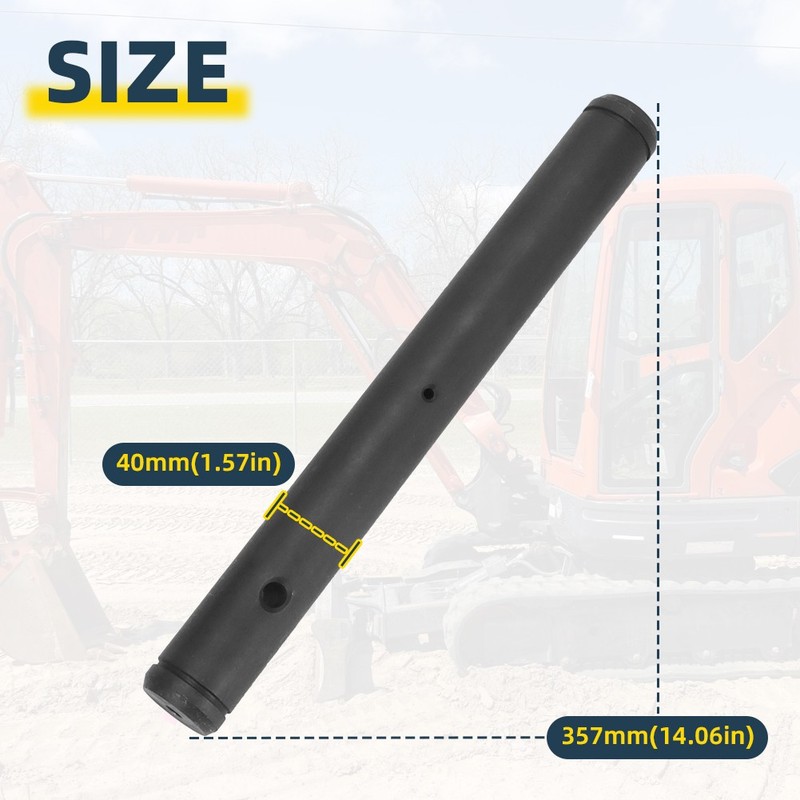 Greaseable Main Thumb Pin For Kubota Excavators KX121 KX91 KX71 KX033-4 KX040-4 gallery