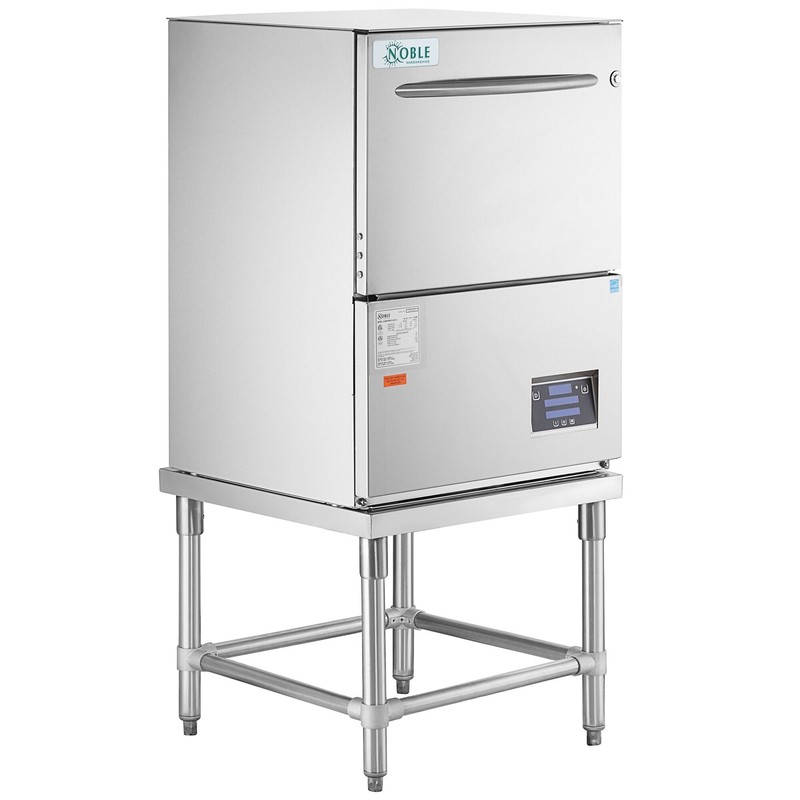 Energy Efficient High Temp Undercounter Dishwasher Kit with 18″ Stand – 208/230V