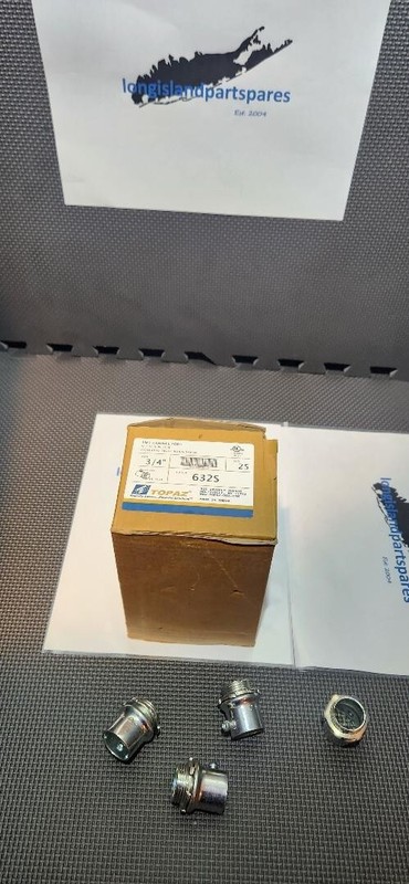 TOPAZ 632S 3/4″ Steel Set-Screw EMT Connector ***25 pcs box