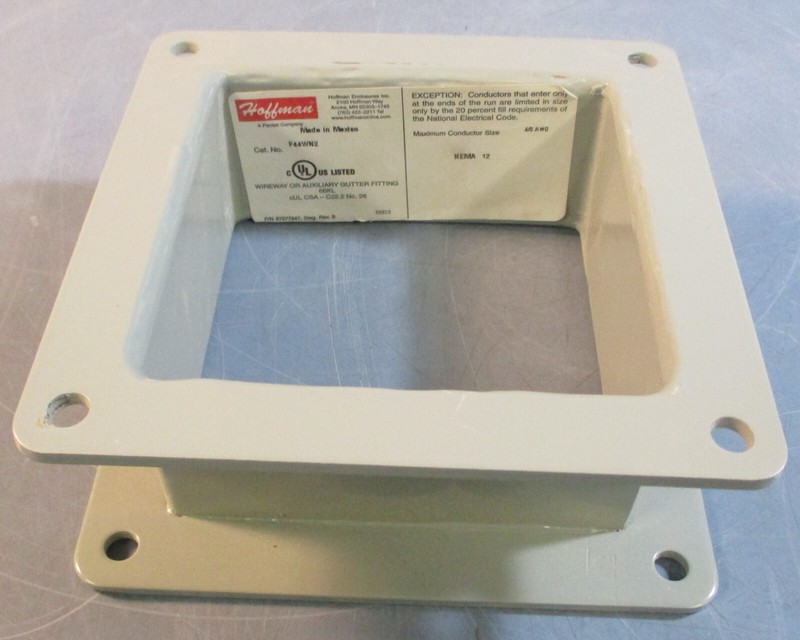 Hoffman F44WN2 Steel Feed Through Nipple 4″ x 4″ x 2″ Wireway Nema 12