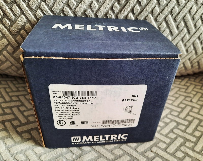 63-64047-972-354-T117 Meltric Plugs & Receptacles, DSN60 Series SLR Release Pawl