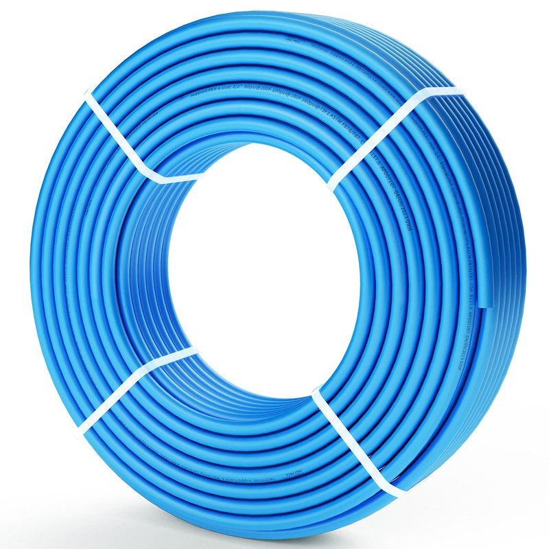 VEVOR 1/2” x 300ft Blue PEX-B Tubing/Pipe for Potable Water with Pipe Cutter gallery