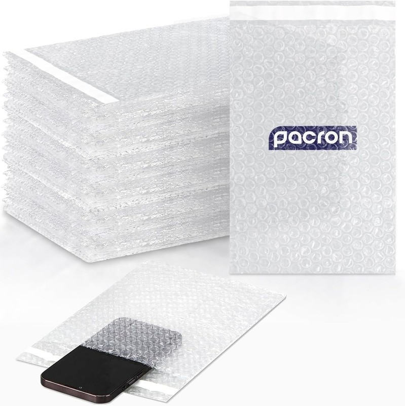 Clear bubble out Bags, Bubble pouches, Self-Sealing clear bubble mailer