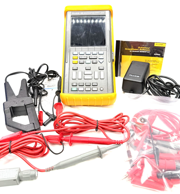 FLUKE 96B Series II ScopeMeter 60MHZ – Full Kit, New Battery!