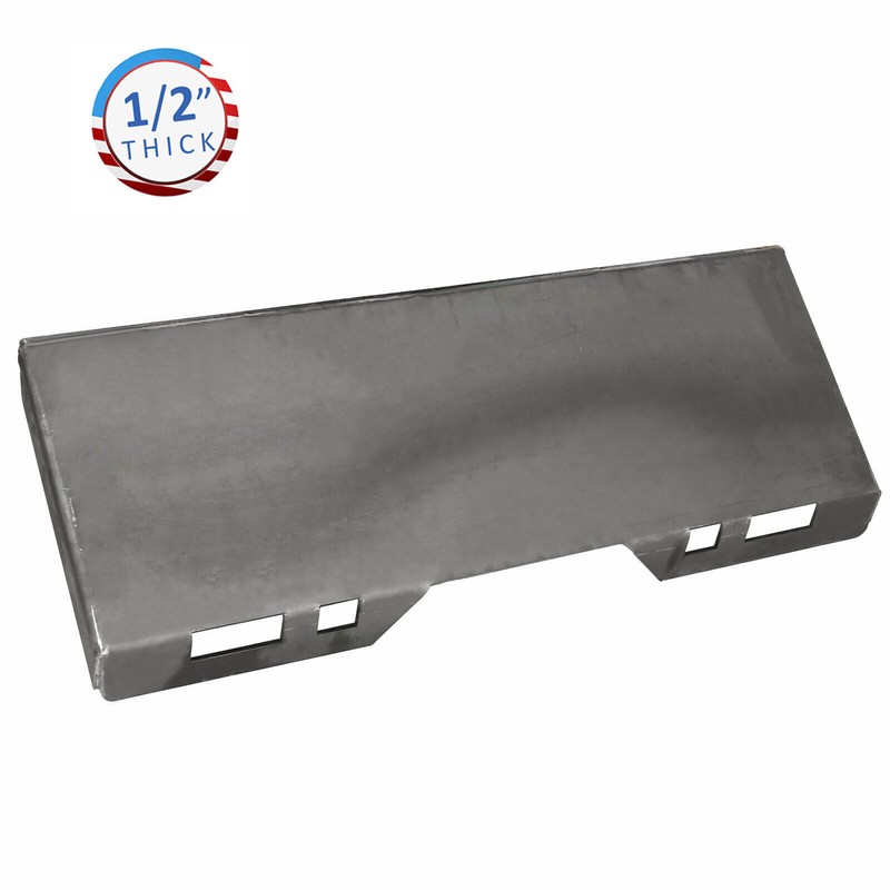 1/4″ 3/8″ HD 1/2″ Skid Steer Mount Plate Adapter Loader Quick Tach Attachment