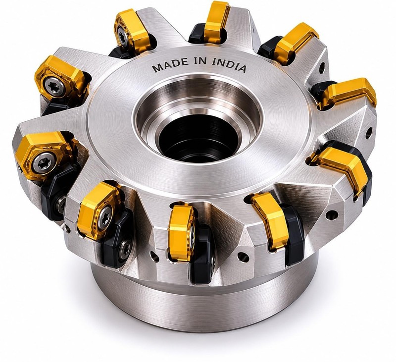 45 Degree Indexable Face Milling Cutter for SN1206 Inserts, CNC Mill Cutter Body gallery