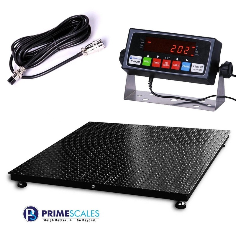 5 Year Warranty 4’x4′ Pallet Scale 48″x48″ Industrial Floor Scale 5000 lbs
