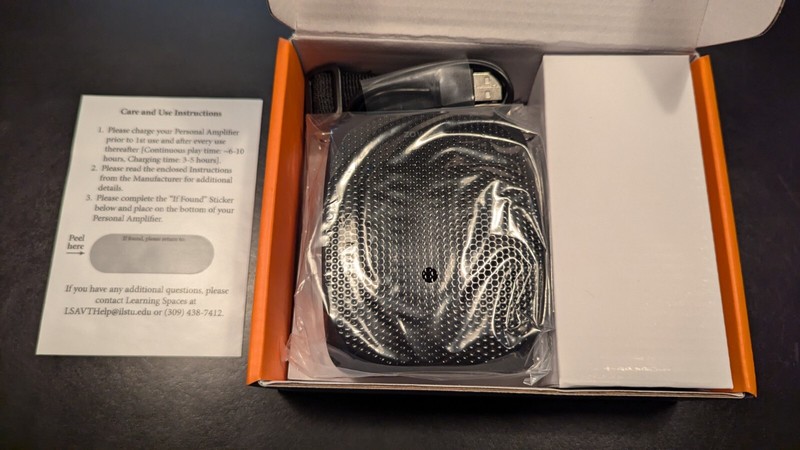 ZOWEETEK ZW-Z258 Portable Rechargeable Mini Voice Amplifier NEW in box