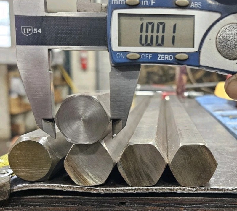 416 Stainless Steel Hex Bar Stock Lot ~10 lbs – 1″ Hex x 18″-19″ SS