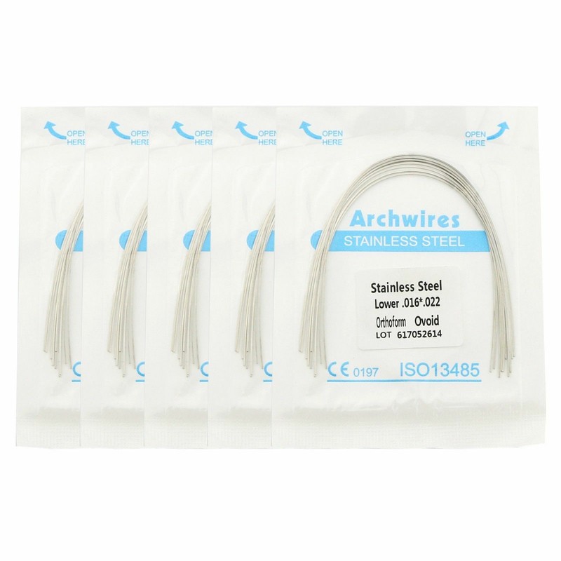10 Pcs Dental Orthodontic Rectangular Niti/Steel/Thermal Activated Arch Wire gallery